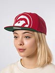 Бейсболка MITCHELL NESS арт. HS10046-AHARED1 Atlanta Hawks NBA (красный)